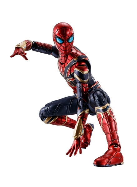 (2ND-1 BÊN TƠ ÁM ĐỎ-THIẾU CÂY THAY MẮT-TẠCH CHỐT CÀNG) SHF IRON SPIDER (SPIDERMAN: NO WAY HOME)