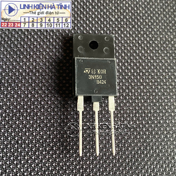 3N150 STFW3N150 Mosfet nguồn kênh N 2.5A 1500V hàng mới -AF13