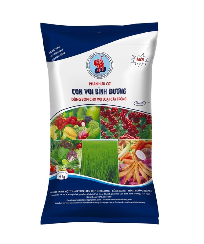 Phân hữu cơ Voi Bình Dương TM