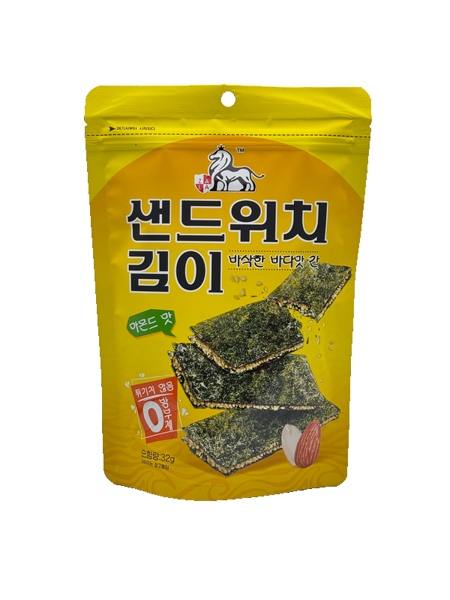 Rong biển kẹp mè ăn liền (vị hạnh nhân) 32g