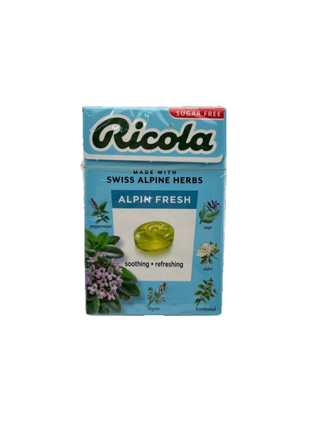 Viên Ngậm Thảo Mộc Ricola Alpin Fresh Không Đường 40G
