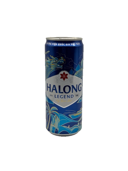 Bia Hạ Long Legend Sleek Lon Xanh 330ml