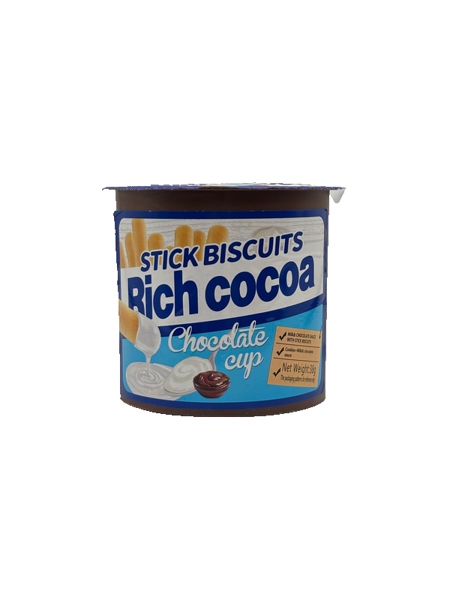 Bánh que chấm chocolate Rich cocoa 38g