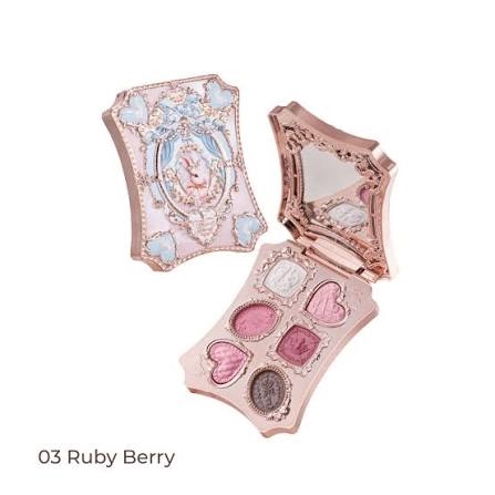 FLOWER KNOW Bảng Mắt Bunny Garden Collention 6 Ô - 03 Ruby Berry
