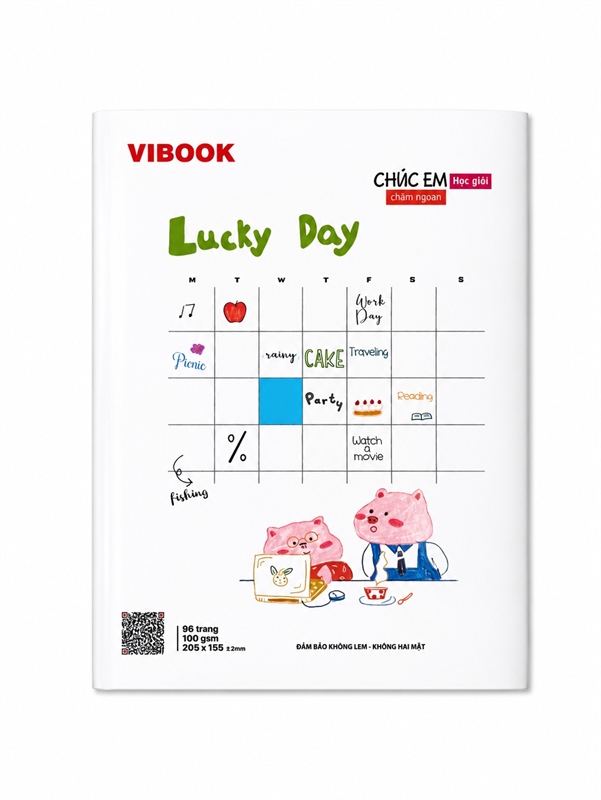 Tập Vibook Gold 96tr "Lucky Day"