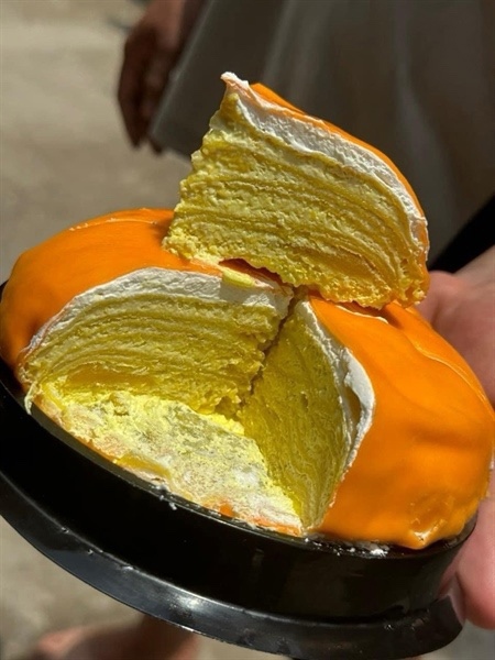 Crepe Sầu Riêng Lá Dứa