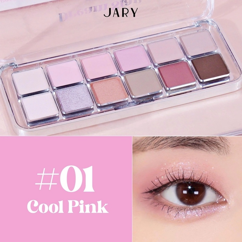 Bảng mắt Jary - 01 Cool pink