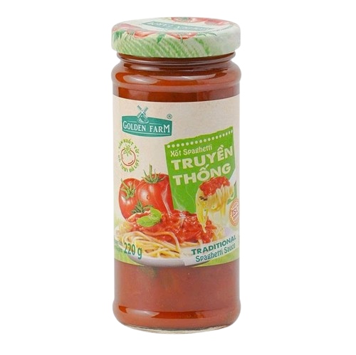 Xốt Spaghetti Golden Farm Vị Truyền Thống 220G