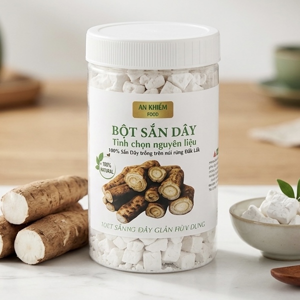 Bột Sắn Dây Cao Cấp Hũ 500g