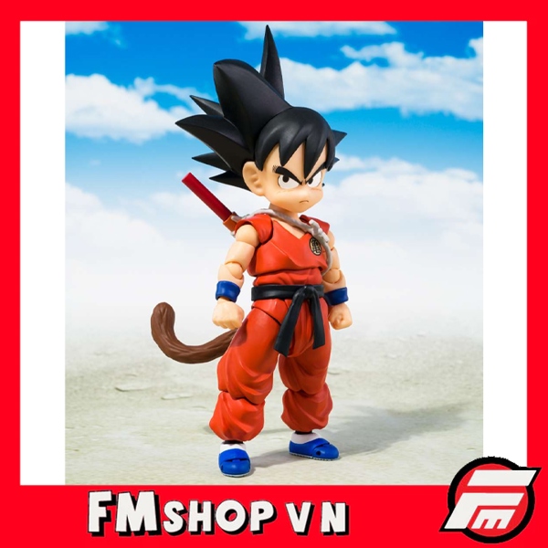 (NOBOX THIẾU 2 TAY THAY THẾ & 2 MẶT VÀ GẬY) SHF DRAGON BALL SON GOKU KID
