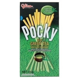 BÁNH QUE POCKY HƯƠNG VỊ KEM TRÀ XANH 35G×5 HỘP