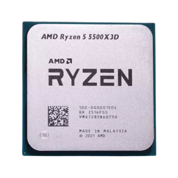 CPU AMD RYZEN 5 5500X3D (Up to 4.2 GHz | 6 Nhân | 12 Luồng | Socket AM4)