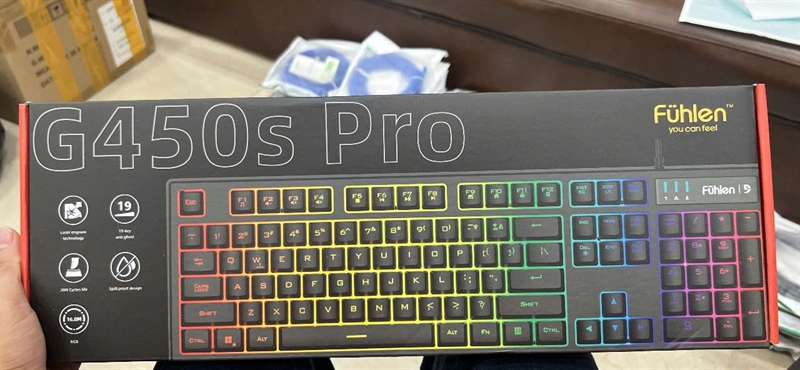 Bàn phím FUHLEN G450S Pro Gaming giả cơ có dây