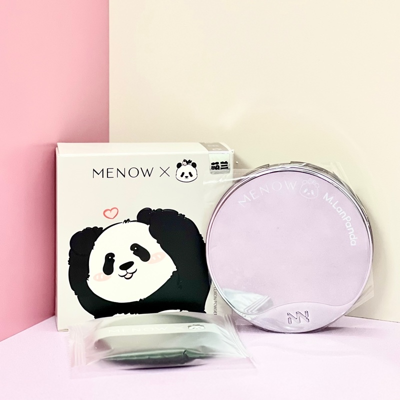 [188-191-195] MENOW - Phấn phủ khổng lồ PANDA 21g - P04 (Hộp)