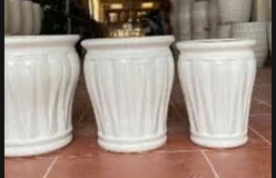 BỘ 3 CHẬU BOM LÁ DỨA