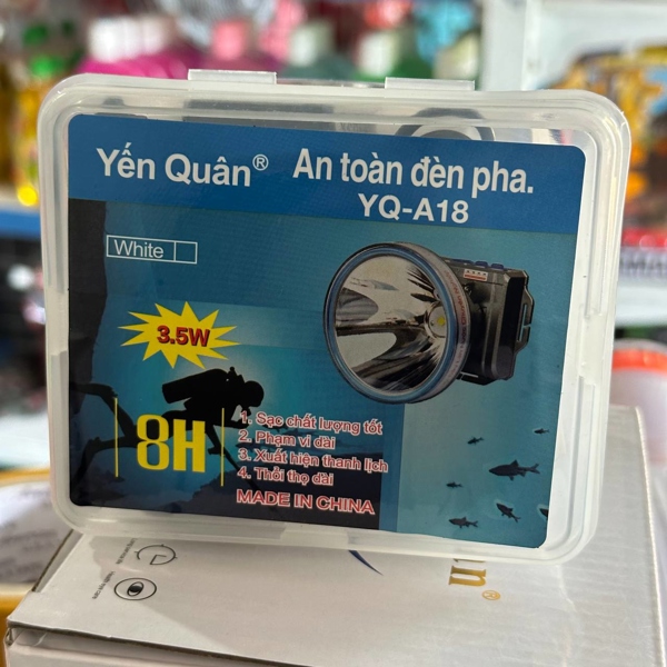 ĐÈN PIN ĐỘI ĐẦU YẾN QUÂN YQ-A18 SIÊU SÁNG