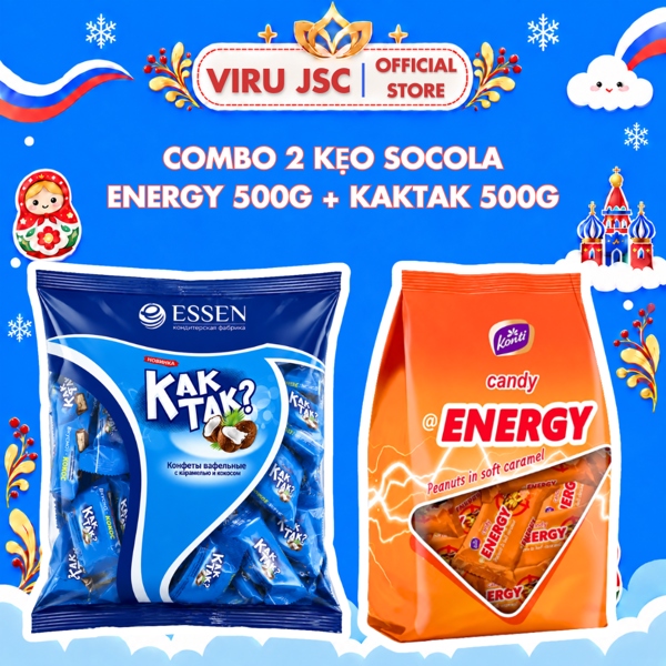 Combo 2 - Kaktak 500g + Energy 500g