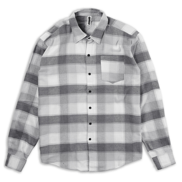 Sơ mi flannel gray