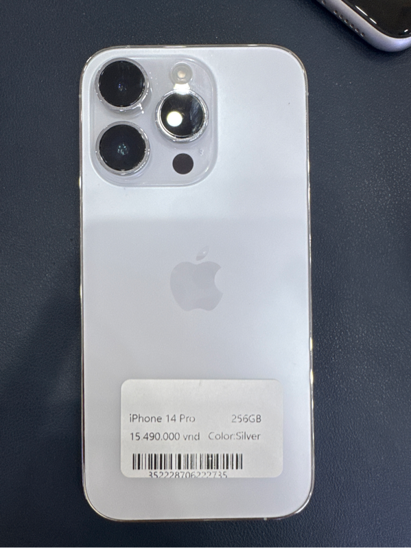 Ip 14 pro 256 99 - pin thay 100 silver