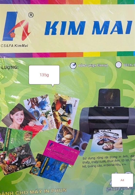 Giấy in ảnh 1 mặt