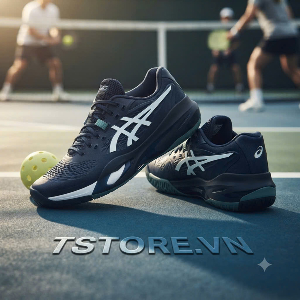 Giày Pickleball / Tennis Asics Gel Resolution X ( Gel X ) - 1041A481-403 - Màu Xanh Tím Than