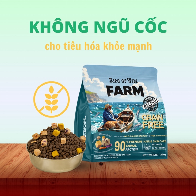 HẠT BITE OF WILD FARM 1.5KG