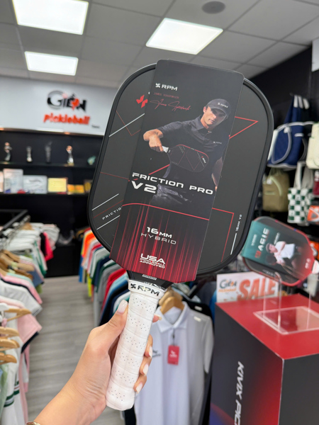 Giền Pickleball - Vợt Pickleball RPM Friction Pro V2 Hybrid Flat Top