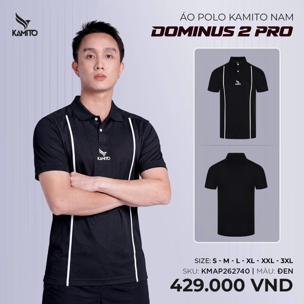 Giền Pickleball - Áo Polo Nam Kamito Dominus 2 Pro